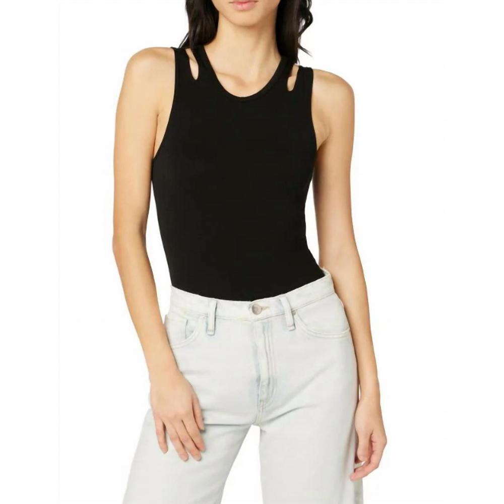 NEW HUDSON cut ouy bodysuit in black